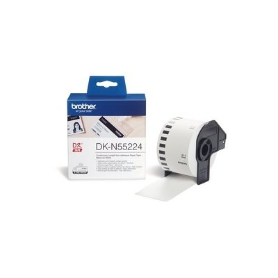 Brother DKN-55224 Ei-liimapintainen rullatarra (54 mm), rullan pituus 30,5 m