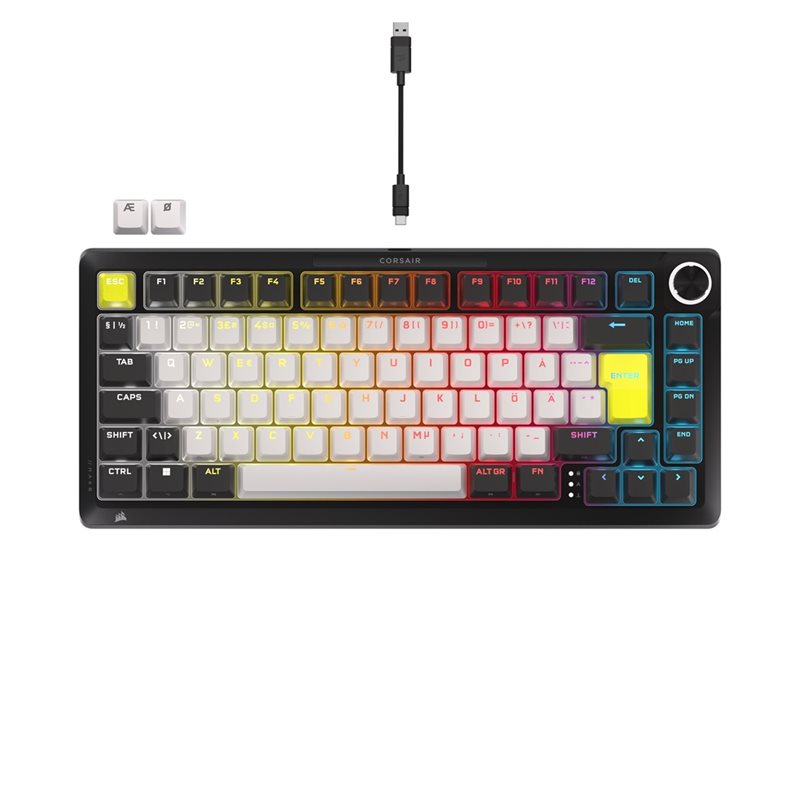 Corsair (Outlet) MAKR PRO 75 Hall Effect DIY pelinäppäimistö, musta