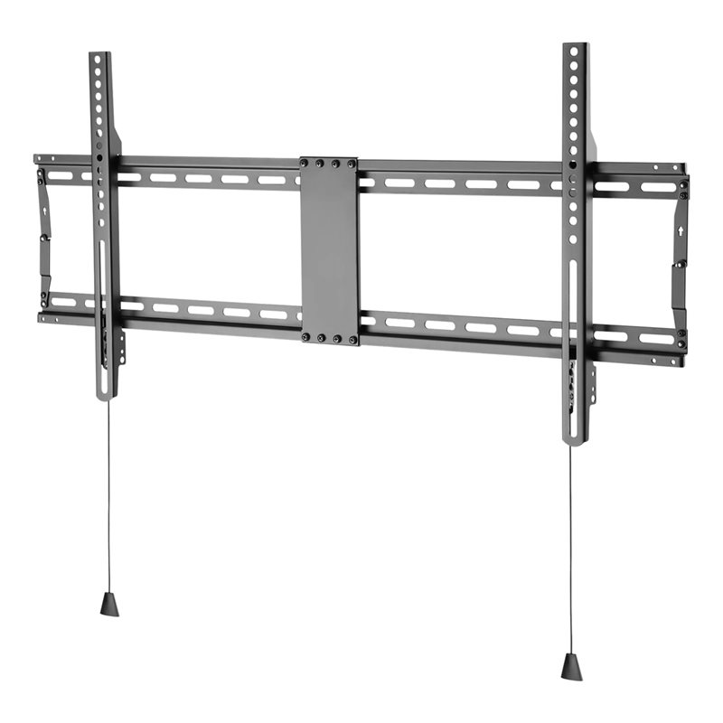 Deltaco 43-90" OFFICE HeavyDuty Foldable Fixed Wall Mount, seinäteline näytölle, musta