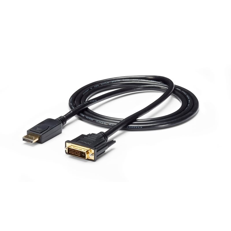 StarTech.com DisplayPort -> DVI -kaapeli, 1,8m, musta