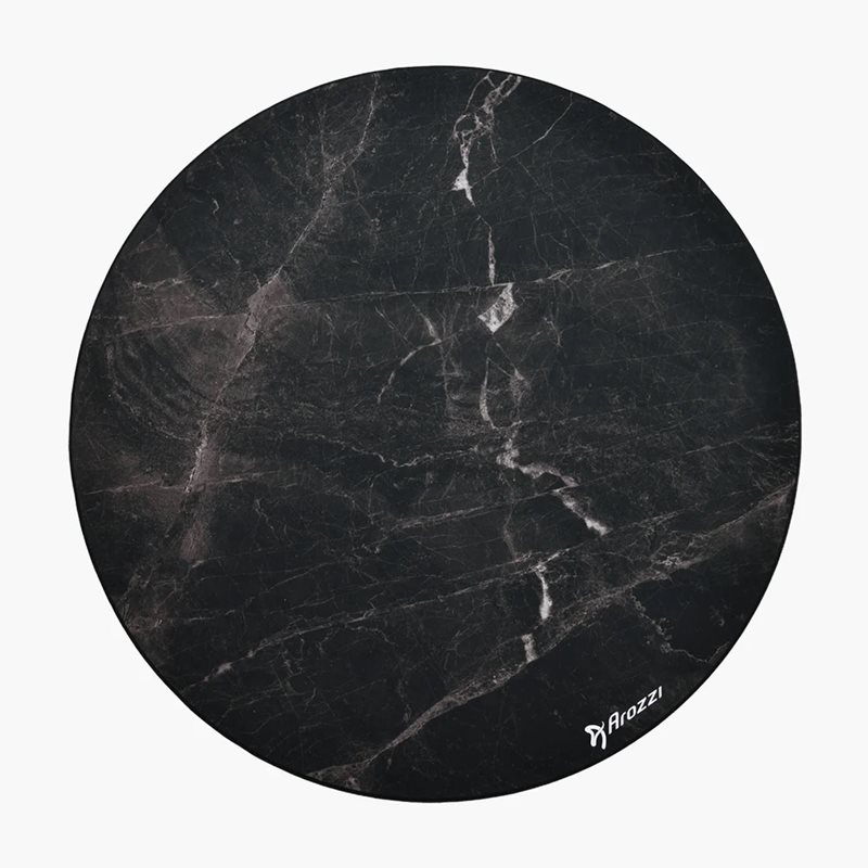Arozzi ZONA Floor Pad, Black Marble -tuolimatto, musta/harmaa
