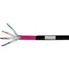 Logilink S/FTP Cat7 suojattu maa-asennuskaapeli ulkokäyttöön (Direct Burial), LSZH-PE, 500m kela, musta