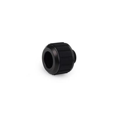 Alphacool Apex Grip HardTube Fitting -putkiliitin, 13mm, G1/4, musta