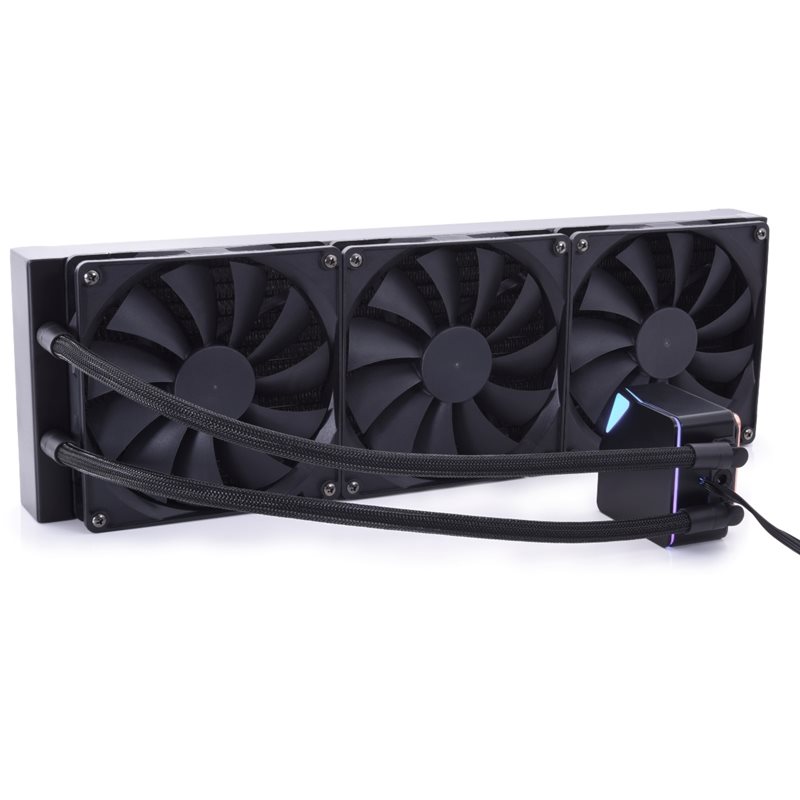 Alphacool (Outlet) Core Ocean T38 AIO 420mm nestejäähdytysratkaisu prosessorille, musta