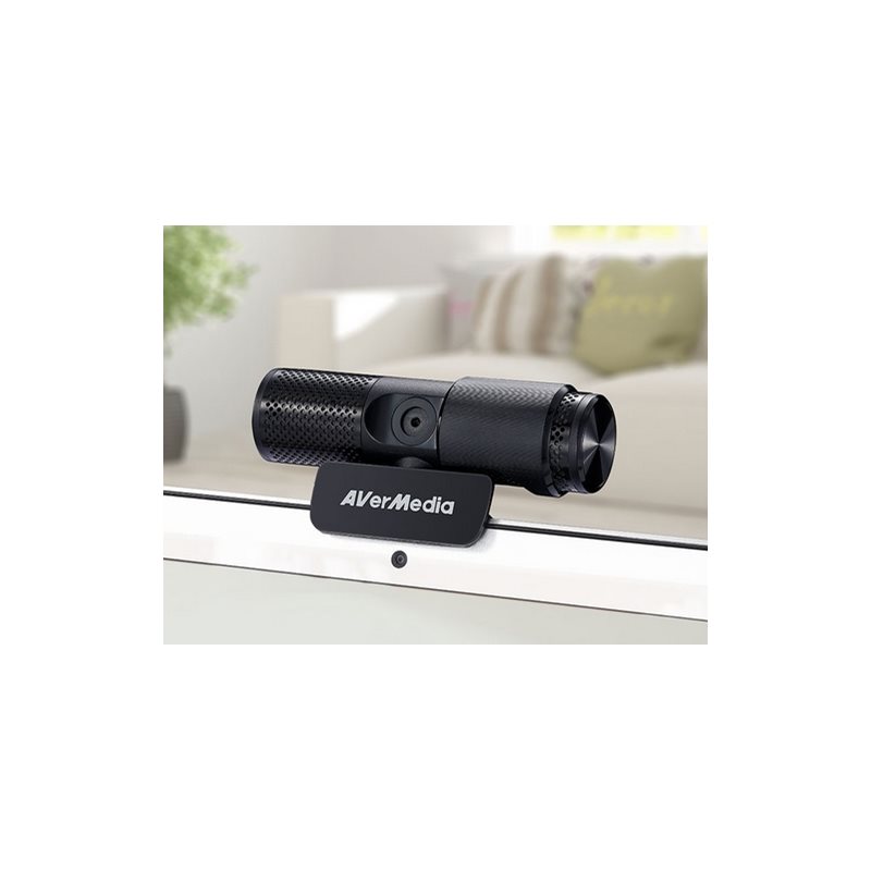 AVerMedia Live Streamer Cam 313 (PW313), Full HD -verkkokamera, musta