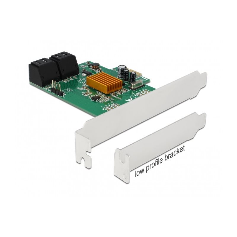 DeLock 4-porttinen SATA PCI Express Card -lisäkortti