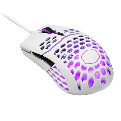 Cooler Master MasterMouse MM711, optinen pelihiiri, 16 000 DPI, kiiltävä valkoinen (Poistotuote! Norm. 34,90€)