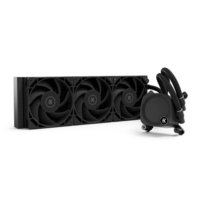 EK-Waterblocks EK-Nucleus AIO CR360 Dark, 360mm AIO-nestejäähdytysratkaisu prosessorille, musta