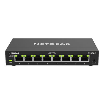 Netgear GS308E, 8-porttinen kytkin