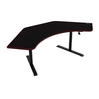 Arozzi Arena Angelo - Black -pelipöytä, musta/punainen