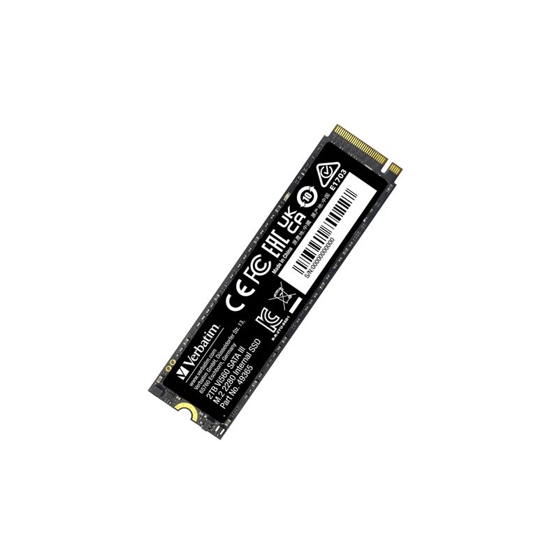 Verbatim 2TB Vi560 S3, SSD-levy, M.2 2280, SATA III, 550/500 MB/s
