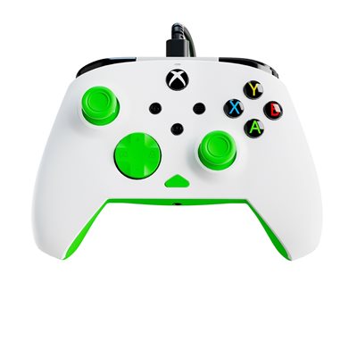 Turtle Beach Rematch Core Wired Controller White Green, langallinen pädiohjain, Xbox/PC, valkoinen/vihreä