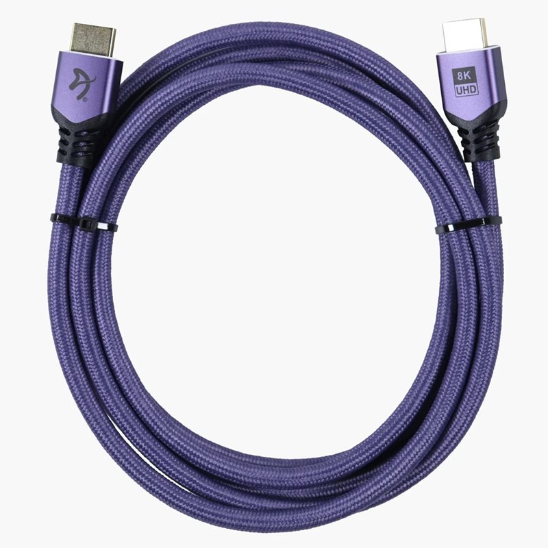 Arozzi HDMI 2.1 -näyttökaapeli, 2m, violetti