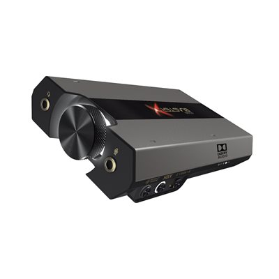 Creative Sound BlasterX G6 USB-C, 7.1 HD DAC + ulkoinen USB-äänikortti kuulokevahvistimella PC + konsoli