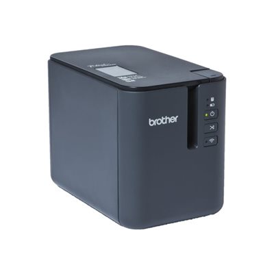 Brother PT-P900NW, langaton tietokoneen tarratulostin, USB/LAN/Wi-Fi, harmaa
