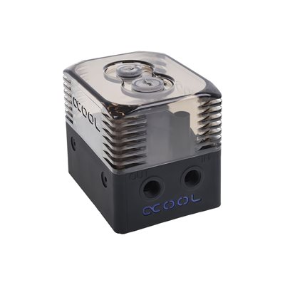 Alphacool Eisstation DDC -säiliö, musta/läpinäkyvä