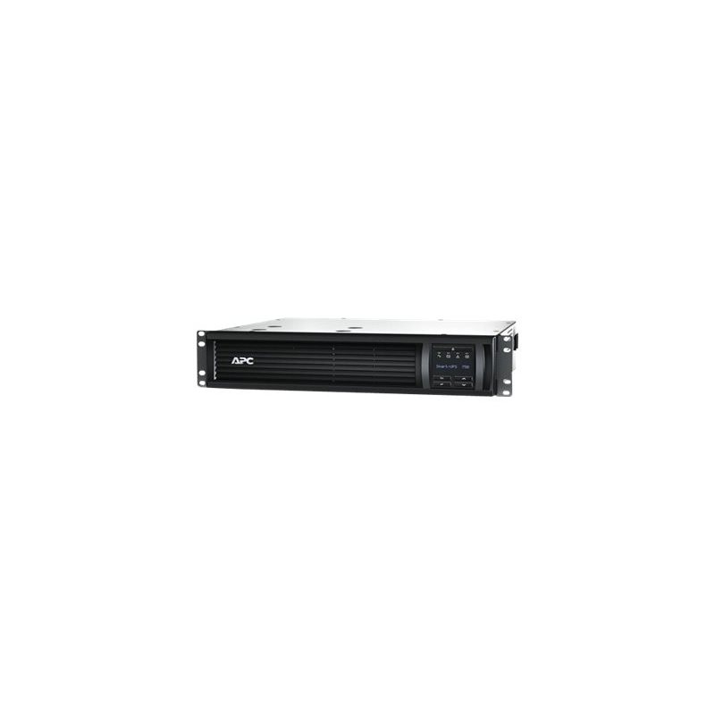 APC SMT750RMI2UC, Smart-UPS 750VA, räkkiasennetava UPS-laite, 2U, musta/harmaa