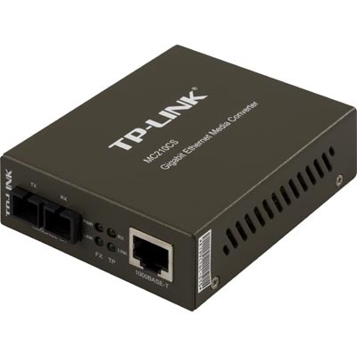 TP-Link (Outlet) Mediamuunnin kuitu SC singlemode - TP(RJ45), 1000 Mbps, 15 km