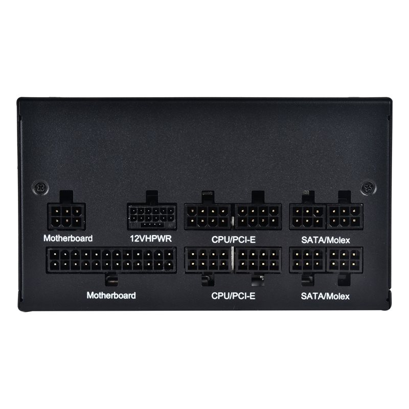 SilverStone 850W DA850R Gold, modulaarinen ATX-virtalähde, 80 Plus Gold, musta - Kuva 2