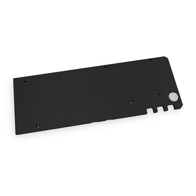 EK-Waterblocks (Outlet) EK-Quantum Vector Master RX 6800XT/6900XT Backplate, musta (Poistotuote! Norm. 44,70€)