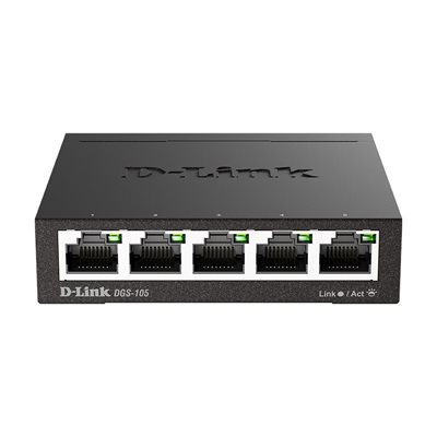 D-Link DGS-105 5-porttinen 10/100/1000Mbit kytkin