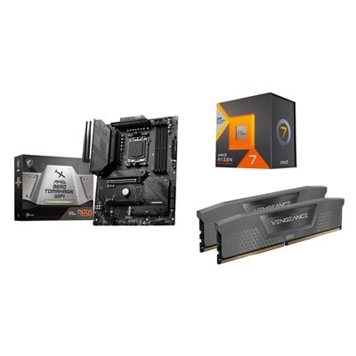 MSI MAG B650 TOMAHAWK WIFI + Ryzen 7 7800X3D + 32GB DDR5 6000MHz -tuotepaketti