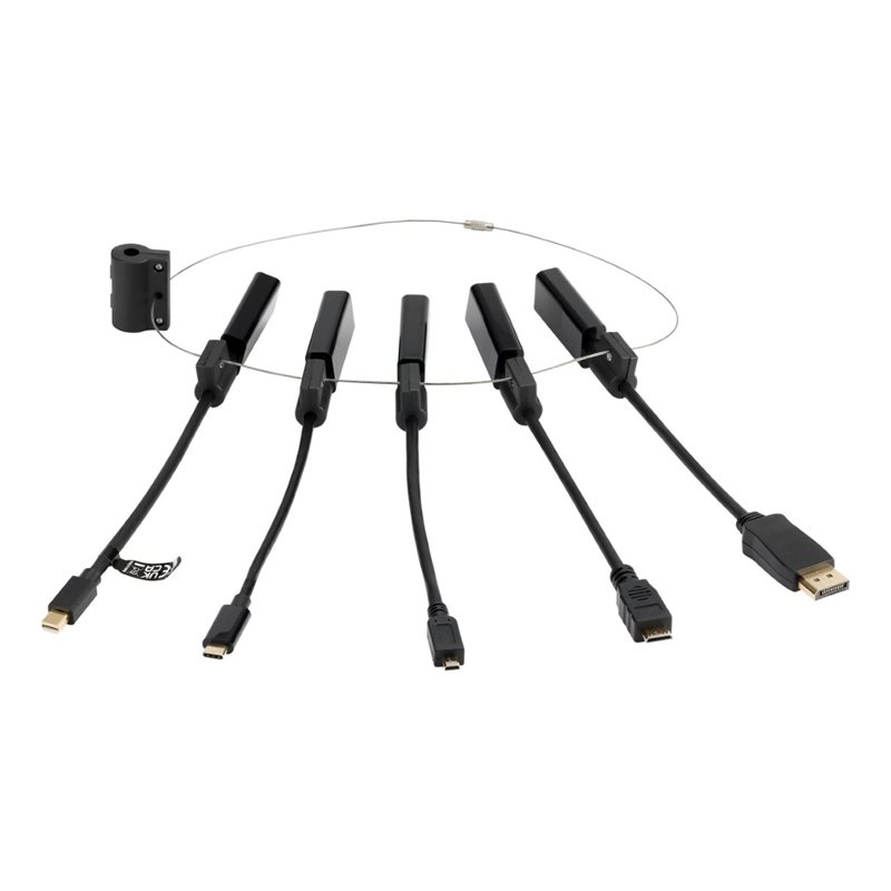 Deltaco Modulaarinen HDMI-sovitinrengas, musta