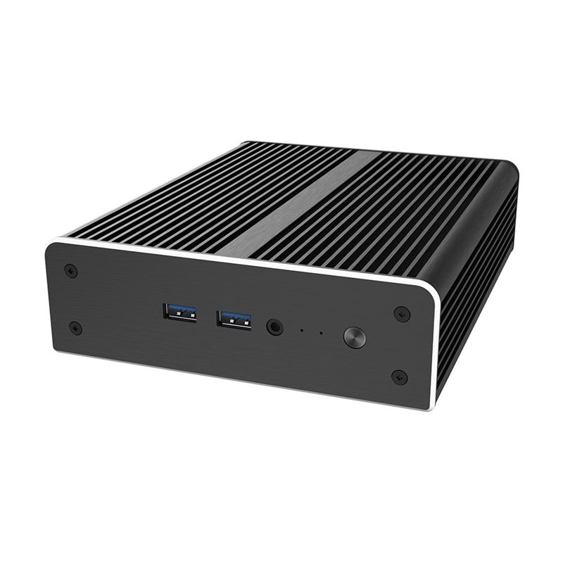 Akasa Newton AC3, tuulettimeton Intel NUC13 Pro Core i3 (Arena Canyon) -kotelo, musta