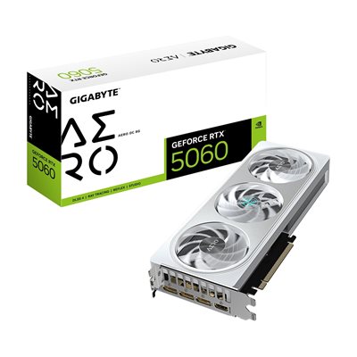 Gigabyte GeForce RTX 5060 AERO OC -näytönohjain, 8GB GDDR7