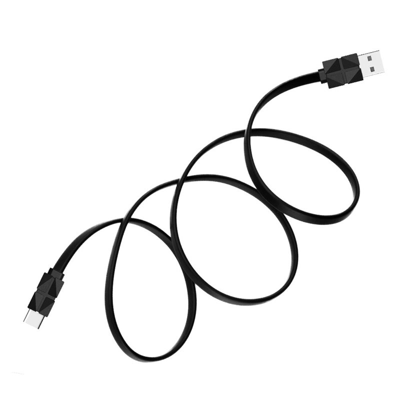 Akasa 2.0 USB-A -> USB-C -kaapeli, 1m, musta