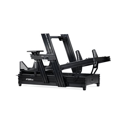 Next Level Racing F-GT Elite 160 Wheel Plate Edition -ohjaamo, musta