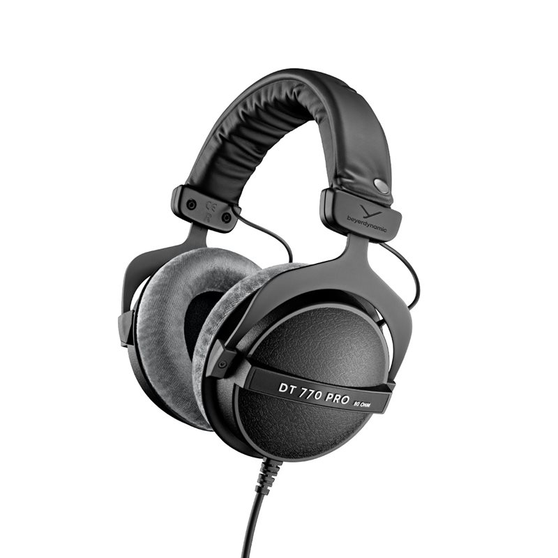 Beyerdynamic DT 770 PRO 80 ohm, suljetut studiokuulokkeet, musta