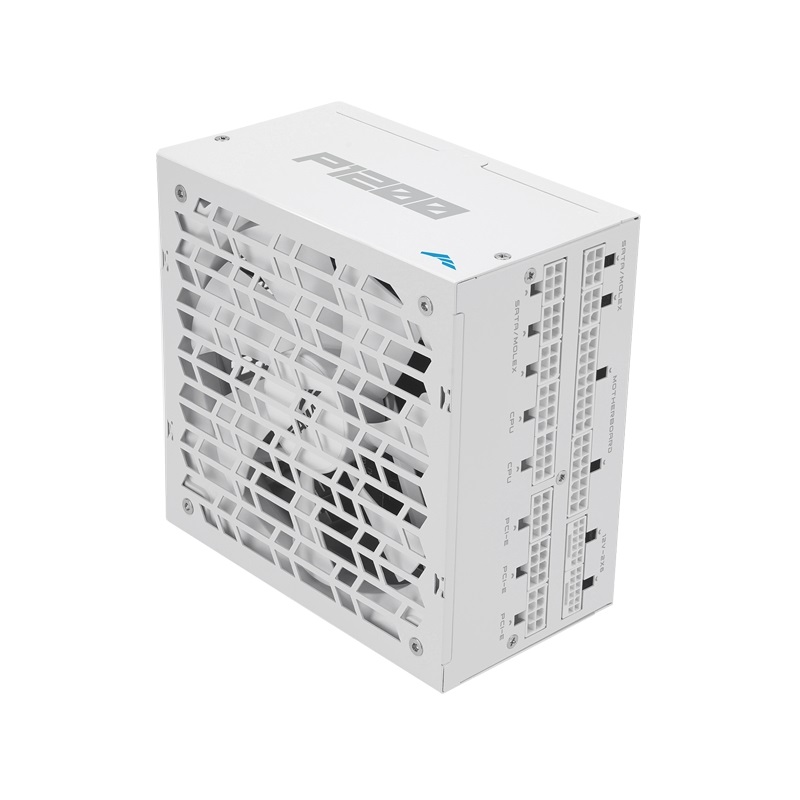SAMA 1200W P1200 White, ATX 3.1 virtalähde, PCIe 5.1, 80 Plus Platinum, valkoinen