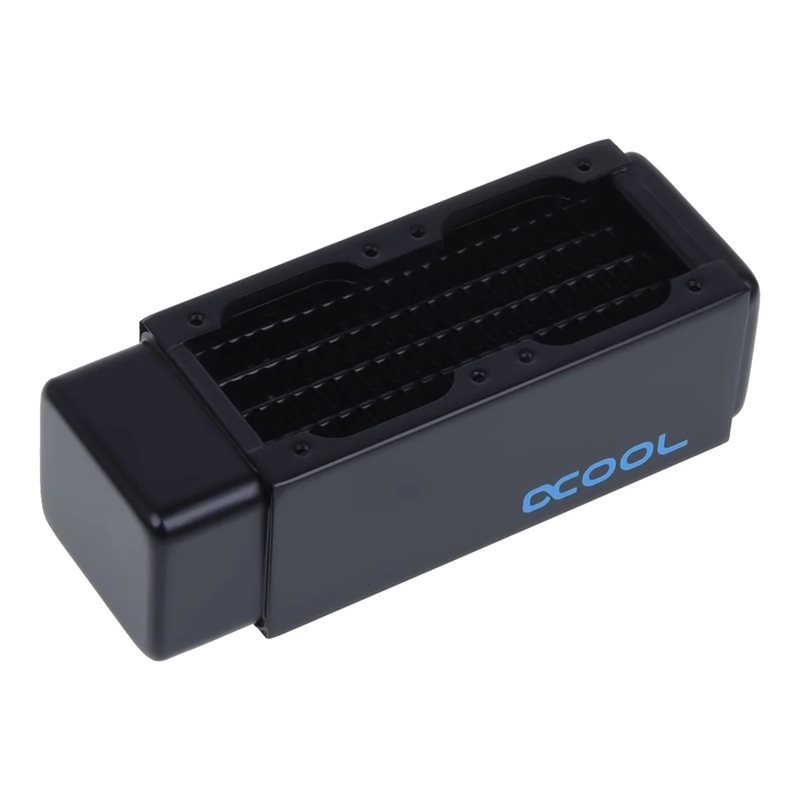 Alphacool NexXxoS XT45 Full Copper 50mm Dual Radiator -jäähdytin, musta