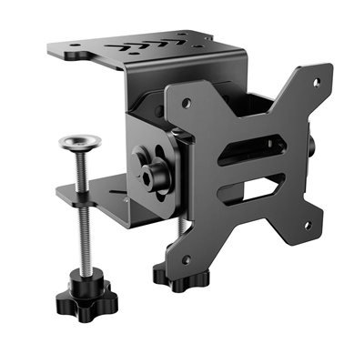 MOZA Racing Adjustable Desktop Clamp -säädettävä pöytäpuristin lentosimulaattoripaneeleille, musta