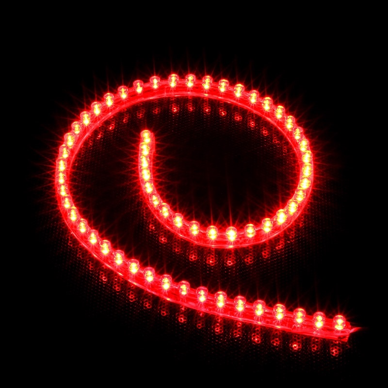 Lamptron FlexLight Standard, LED-nauha, 60LED, 600mm, punainen