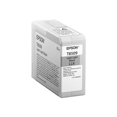 Epson T8509 -mustepatruuna, vaalea vaalea musta, 80 ml