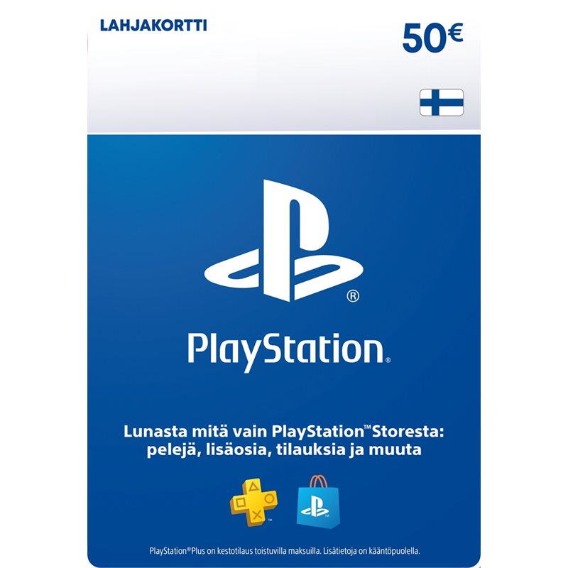 Sony PlayStation Network Card 50 EUR PSN-latauskortti