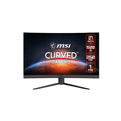 MSI 27" G27C4X, kaareva 250Hz Full HD -pelimonitori, musta