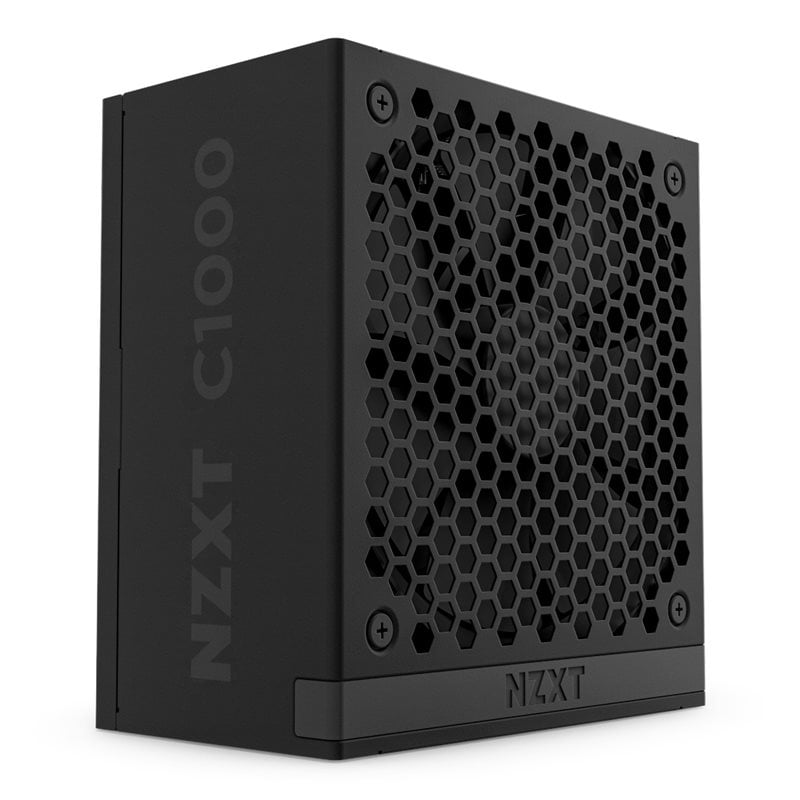 NZXT 1000W C1000 Gold ATX 3.1 -virtalähde, 80 Plus Gold, musta