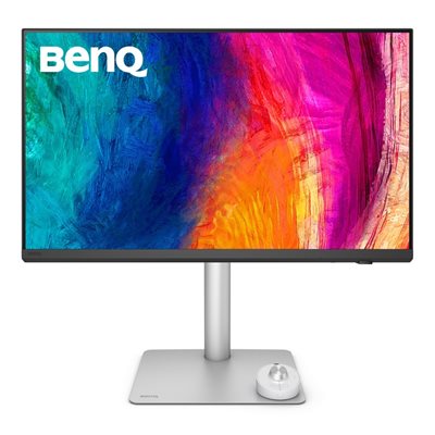 BenQ 27" PD2730S, 5K-monitori, valkoinen/harmaa