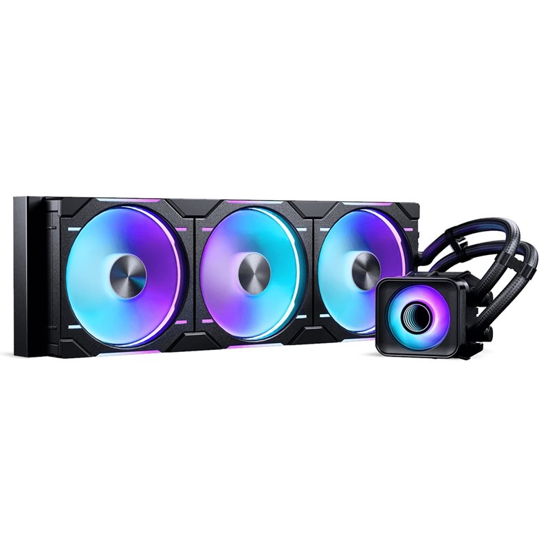 Phanteks Glacier One 420 D30 X2, 420mm AIO-nestejäähdytysratkaisu prosessorille, musta