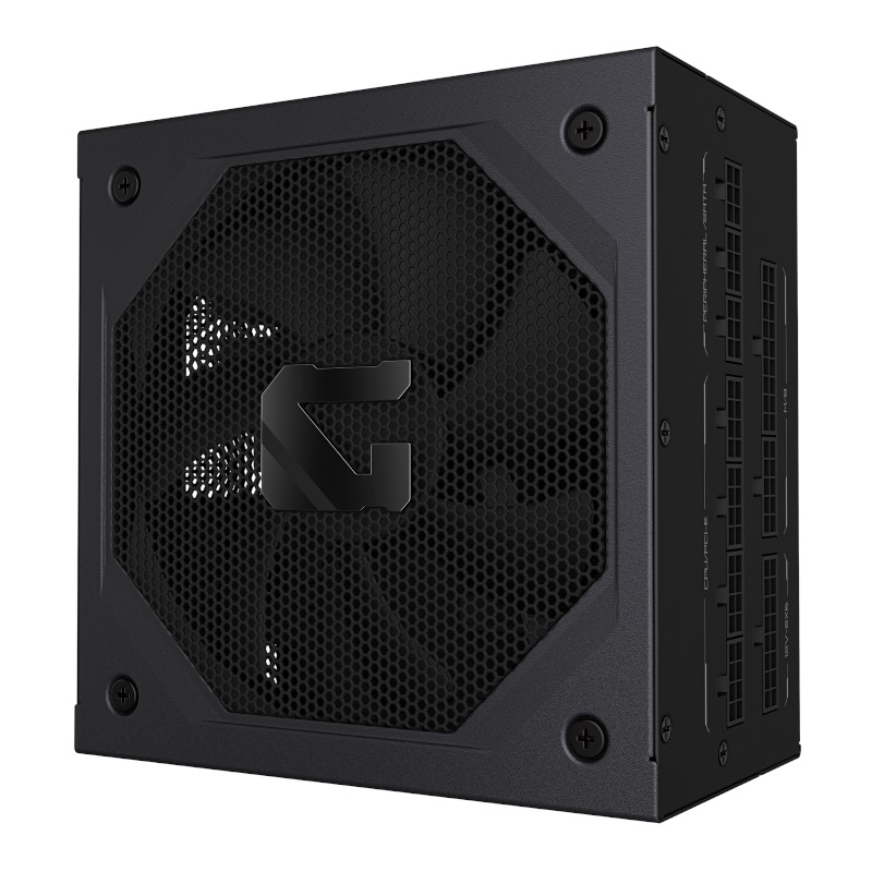 Gigabyte 750W Gaming 750GM PG5, ATX-virtalähde, PCIe 5.1, 80 Plus Gold, musta