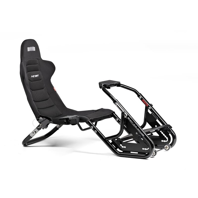 Next Level Racing F-GT Shift Simulator cockpit -ajotuoli, musta