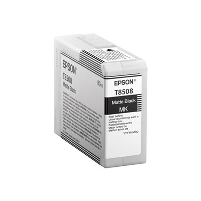 Epson T8508 -mustepatruuna, himmeä musta, 80 ml
