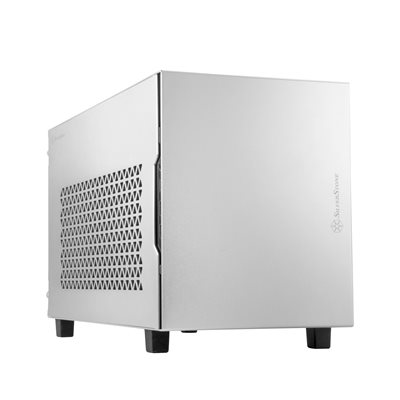 SilverStone SUGO 15, Mini-ITX -kuutiokotelo, hopea