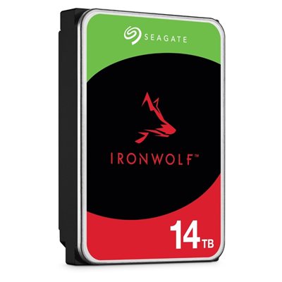 Seagate 14TB IronWolf Pro, 3.5" sisäinen NAS-kiintolevy, SATA III, 7200 rpm, 256MB