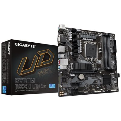 Gigabyte B760M DS3H DDR4, mATX-emolevy