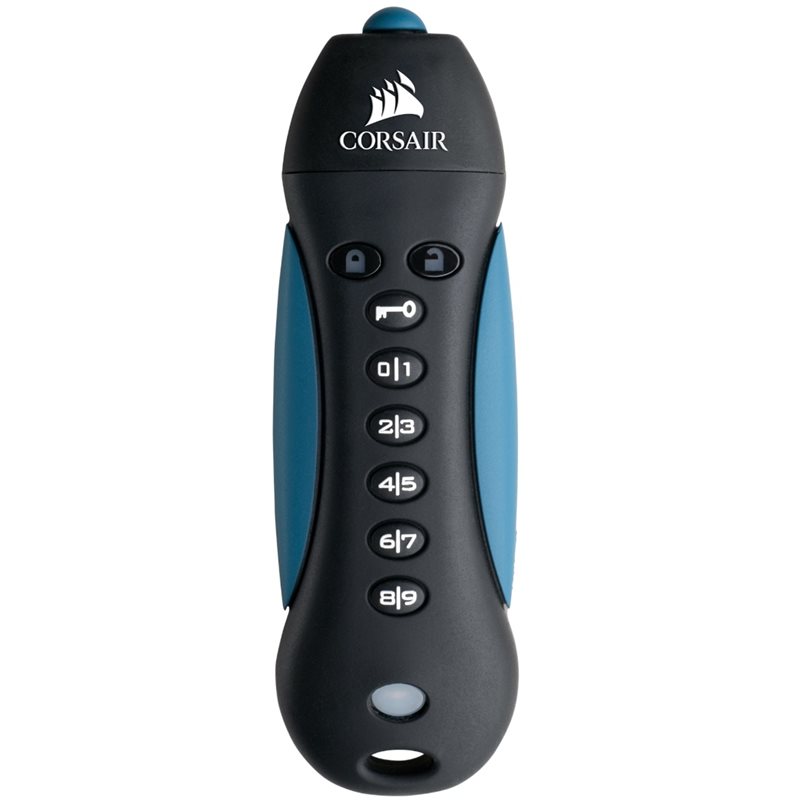 Corsair 256GB Flash Padlock 3, USB 3.0 -muistitikku, musta/sininen