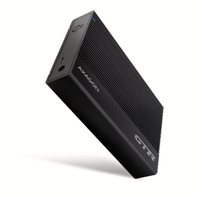 AXAGON Ulkoinen kotelo 3.5" SATA III 6G HDD-levylle, 3.2 Gen1 USB-C, musta